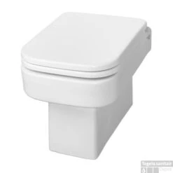 Wandcloset Wiesbaden Carré Met Toiletzitting EasyCleaning