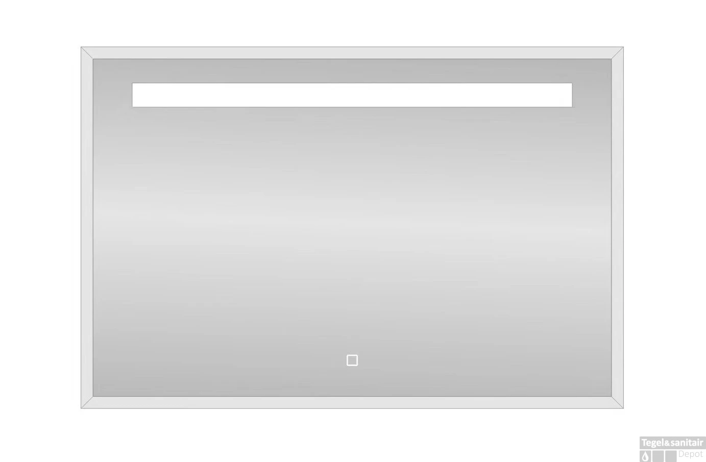 Spiegel Best Design Miracle LED Verlichting 100x80cm 3 Spiegel Best Design Miracle LED Verlichting 100x80cm