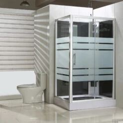 Complete Douchecabine Wiesbaden Thermo 120x90x218 Cm 5mm (Rechts)