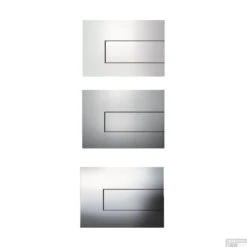 Urinoir Set Salenzi Hung Achterinlaat Mat Zwart Met TECE Square Drukplaat Metaal -Badkamer Winkel drukplaten tece square metaal 1