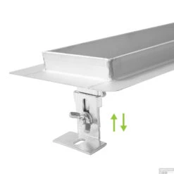 Messing Goud RVS Douchegoot Flens Met Uitneembaar Sifon 60x7cm 6,7cm Diep MESSING GOUD ROOSTER -Badkamer Winkel flens tegel rooster 20cm messing goud 1 1 1 1