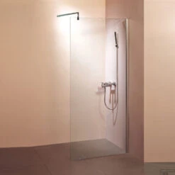 Sanilux Douchewand Deluxe 10mm | Muurprofiel | EasyClean | Inloopdouche (Alle Maten) 9 Sanilux Douchewand Deluxe 10mm | Muurprofiel | EasyClean | Inloopdouche (Alle Maten) -Badkamer Winkel inloopdouche sanilux deluxe alle maten shop