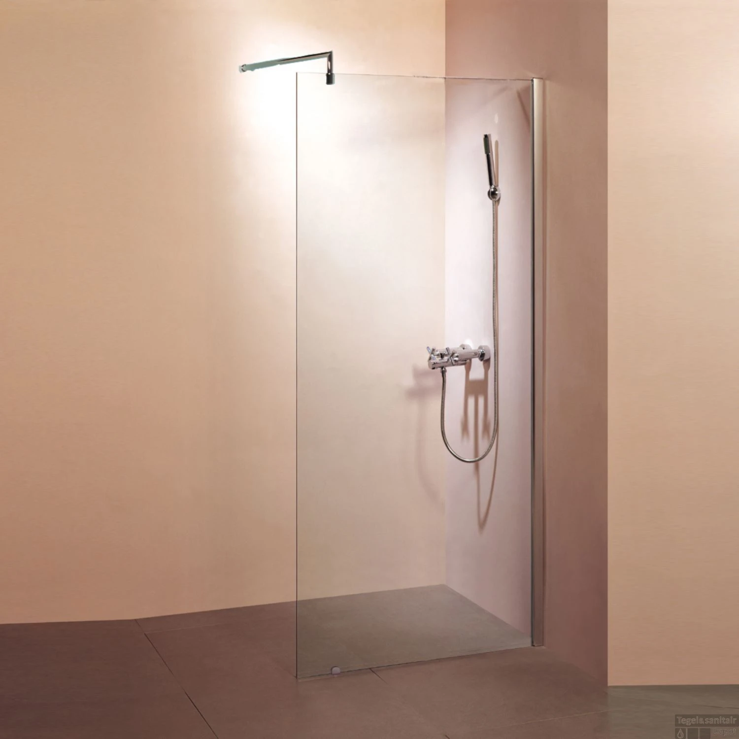 Sanilux Douchewand Deluxe 10mm | Muurprofiel | EasyClean | Inloopdouche (Alle Maten) 6 Sanilux Douchewand Deluxe 10mm | Muurprofiel | EasyClean | Inloopdouche (Alle Maten) - Afbeelding 4