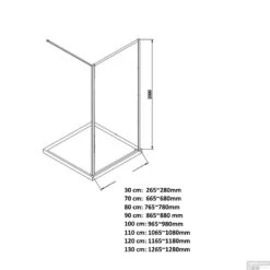 Inloopdouche Boss & Wessing Recta 60x200 Cm Mat Zwart Profiel Rondom -Badkamer Winkel inloopdouche boss wessing recta 60x200 cm mat zwart profiel rondom tech