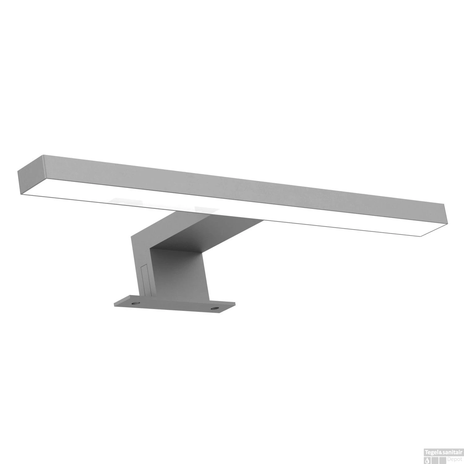 LED Spiegellamp Allibert Rigel 4,8 Watt 30x4,3x10cm Zilver