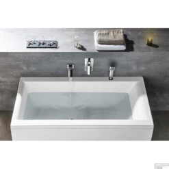 Ligbad Polysan Cleo Inbouw 180x80x48 Cm Wit