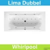 Ligbad Riho Lima 170 X 75 Cm Whirlpool Dubbel Systeem -Badkamer Winkel lima dubbel hoofdfoto 6