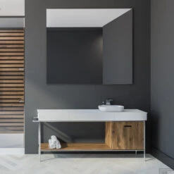 Spiegel Gliss Design Basic Zonder Verlichting 90cm