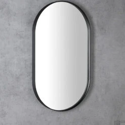 Spiegel Sapho Puno 40x70 Cm Framed Zwart