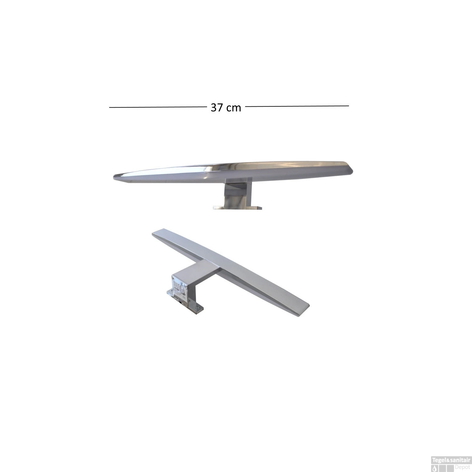 Spiegelverlichting Sanicare LED Elles 5 Watt 37 Cm Chroom 7 Spiegelverlichting Sanicare LED Elles 5 Watt 37 Cm Chroom - Afbeelding 5