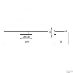 Spiegelverlichting Sanicare LED Anna 60 Cm Goud -Badkamer Winkel spiegelverlichting sanicare led anna 60 cm goud tech