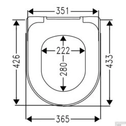 Toiletzitting Cedo Solla Softclose Wit -Badkamer Winkel toiletzitting cedo solla softclose wit tech