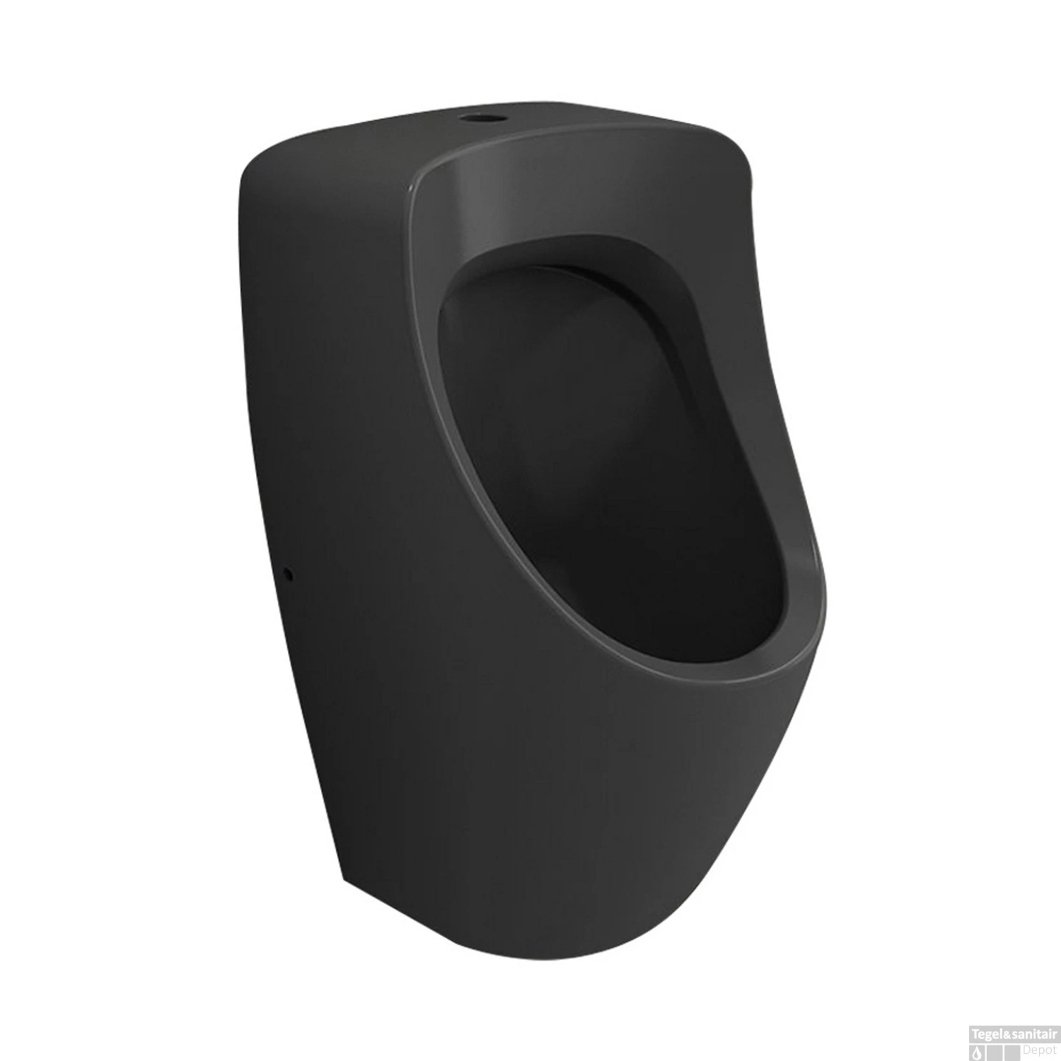 Urinoir Boss & Wessing Bocchi Met Bovenaansluiting Mat Antraciet 3 Urinoir Boss & Wessing Bocchi Met Bovenaansluiting Mat Antraciet