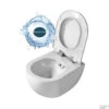 Wandcloset Boss & Wessing Freedom Randloos Met Bidetkraan Koudwater Wit (Excl. Zitting) -Badkamer Winkel wandcloset creavit free met bidet rimfree wit keramiek excl. zitting2 shop